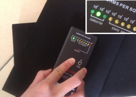 防靜電EVA內(nèi)襯為什么是黑色的？